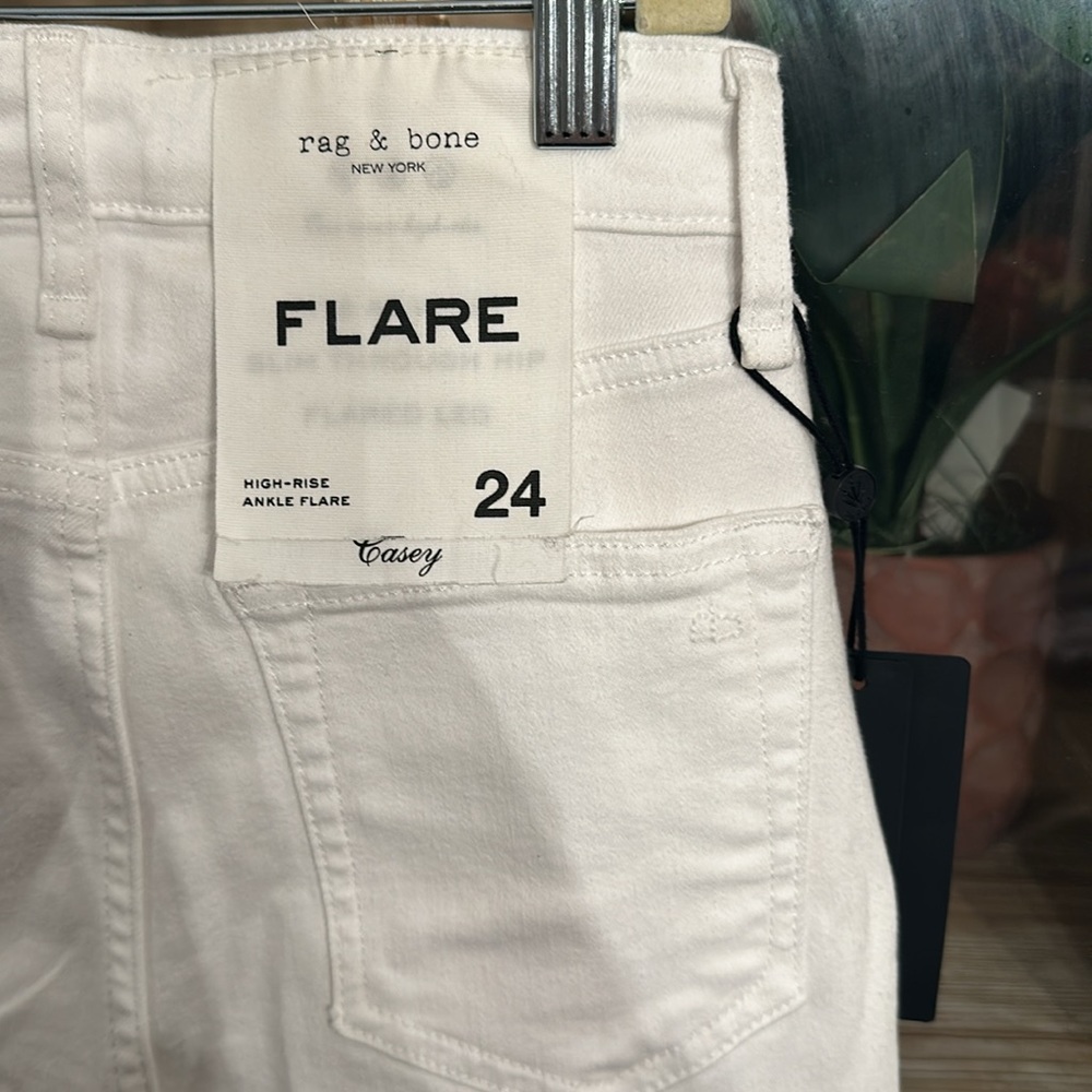 rag and bone casey high rise ankle flare NWT - Picture 3 of 5